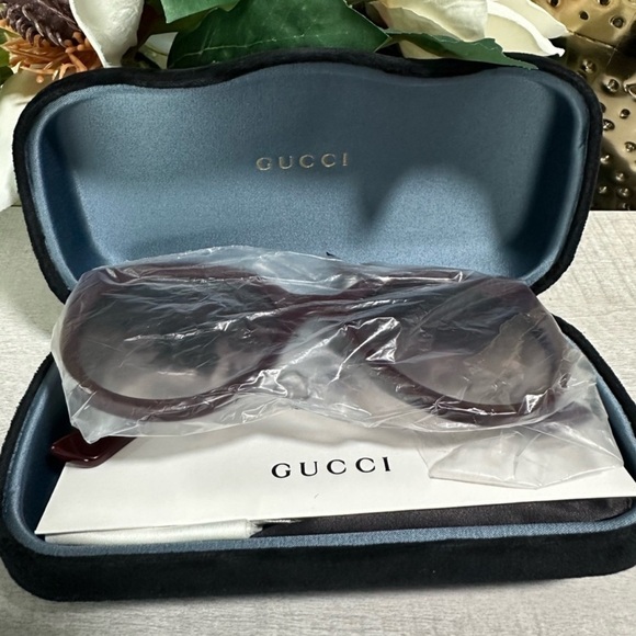 Gucci Burgundy Sunglasses